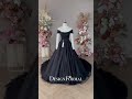 #custom #designer #black #tulle #offshoulder #aline #weddingdress #bridalgown #prom #evening #dress
