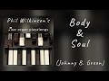 Body and soul  organ and drums backing track