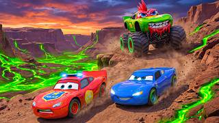 BeamNg Master McQueen: Epic Escape Lightning McQueen vs GIANT ZOMBIE BUS #94 - BeamNG Driver screenshot 1