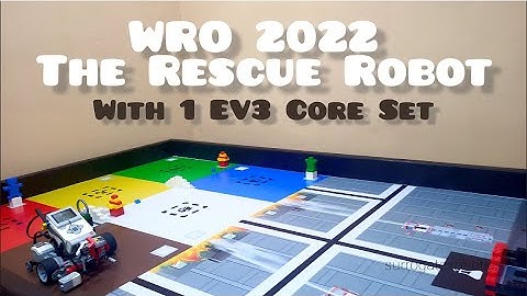 WRO 2022 Junior | Robot Solution Idea with one EV3 Core Set