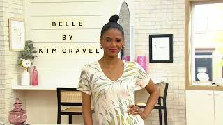 Belle by Kim Gravel Print or Solid V-Neck Maxi Dress on QVC