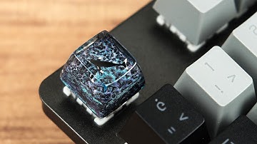 How to Make a Keyboard Key with Epoxy Resin 🐋 Resin Keycaps | Diy Resin Art