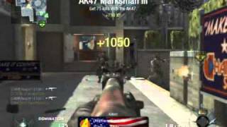 Epic AK 47 Killing Spree - Black Ops Game Clip