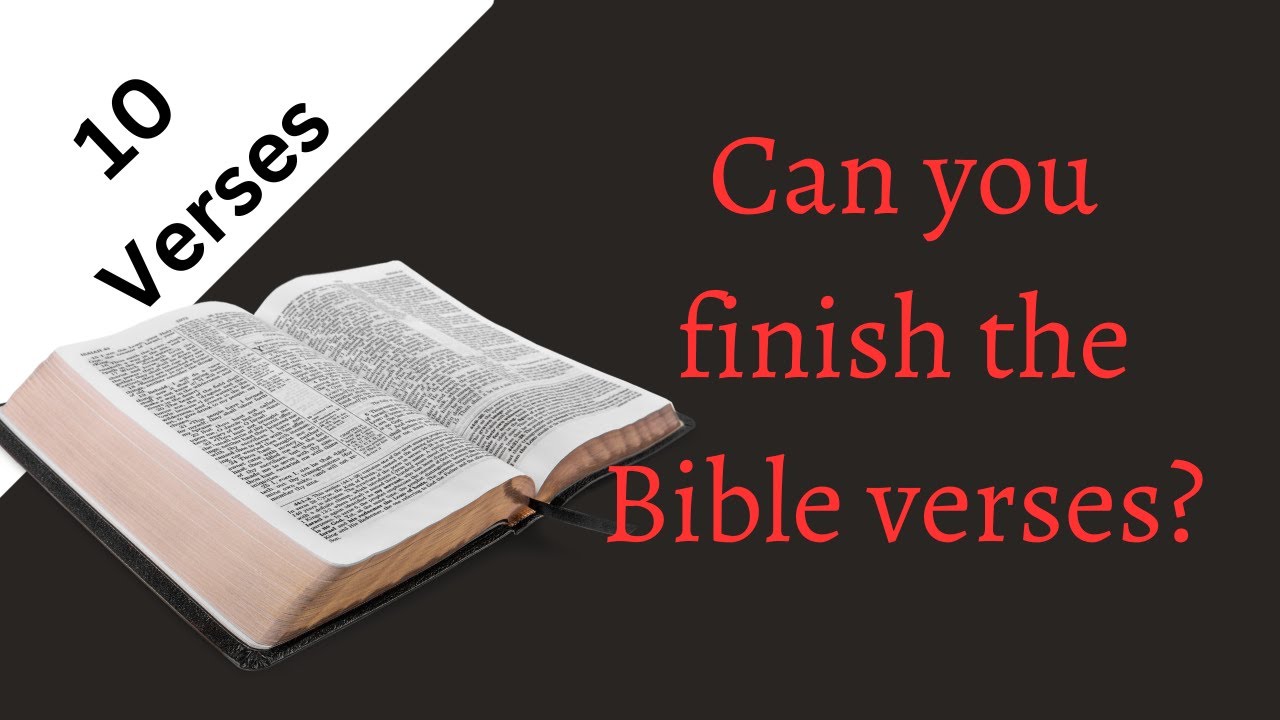 Finish The Bible Verse Game Bible Game Bible Verses YouTube Finish The Bible Verse Game Bible Game Bible Verses YouTube