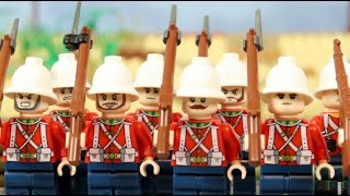 Lego Battle of Rorke's Drift - Zulu war history stop motion