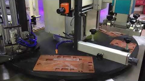 全自动直尺文具一套丝印打样视频六安丝印机厂家可以一次性印刷一套直尺出来Automatic Straightedge Stationery Screen Printing Machine