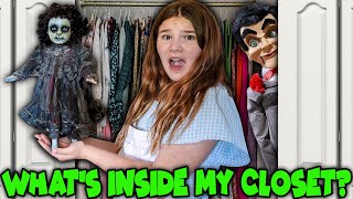 What's Inside My Closet? Why Is Slappy And A Creepy ZOMBIE Doll In There???