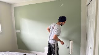 How to repaint a room fast