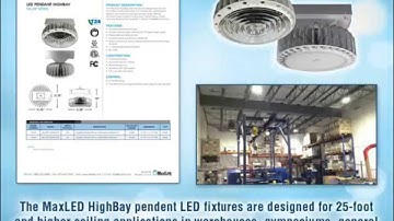BayMAX LED Round Pendant High Bays - Product Video