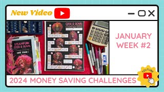 Budgeting Money Savings Challenges - January Week #2 - TracEy Monster Savings on Etsy & Payhip