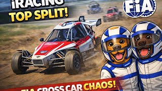 First Time in the Top Split! | iRacing FIA Cross Car Series Chaos 🏁 | Merbie Goes Racing