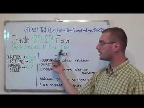 1Z0-531 – Oracle Exam Essbase 11 Test Essentials Questions