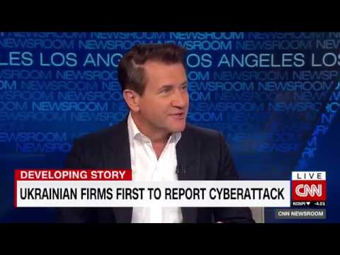 Robert Herjavec Talks "Petya" Ransomware Attack on CNN