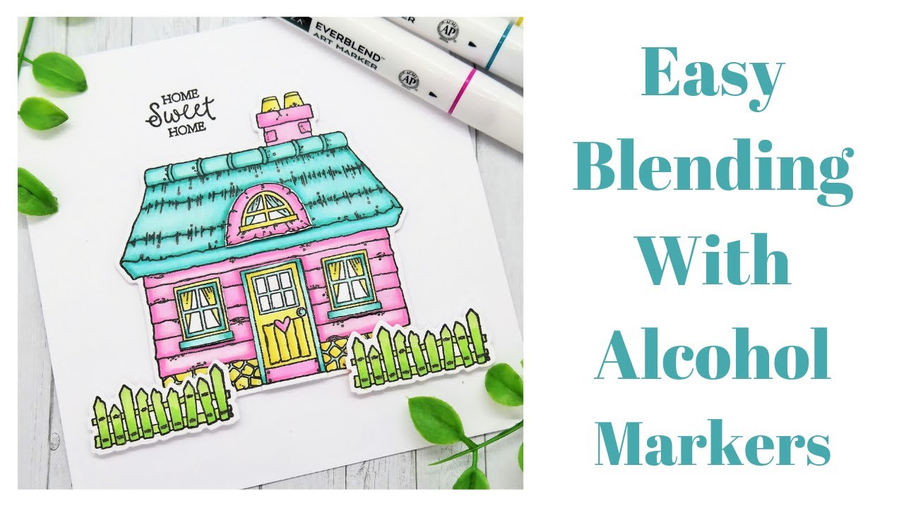 Easy Blending With Alcohol Markers Arteza Everblend Markers YouTube