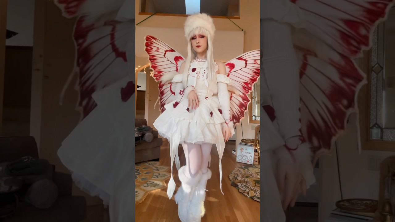 Snowy blood moth