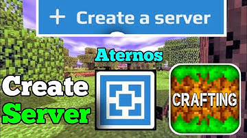 How to make aternos server for crafting and building
