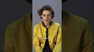 Timothée Chalamet’s best advice on how to measure success as an actor! 👏