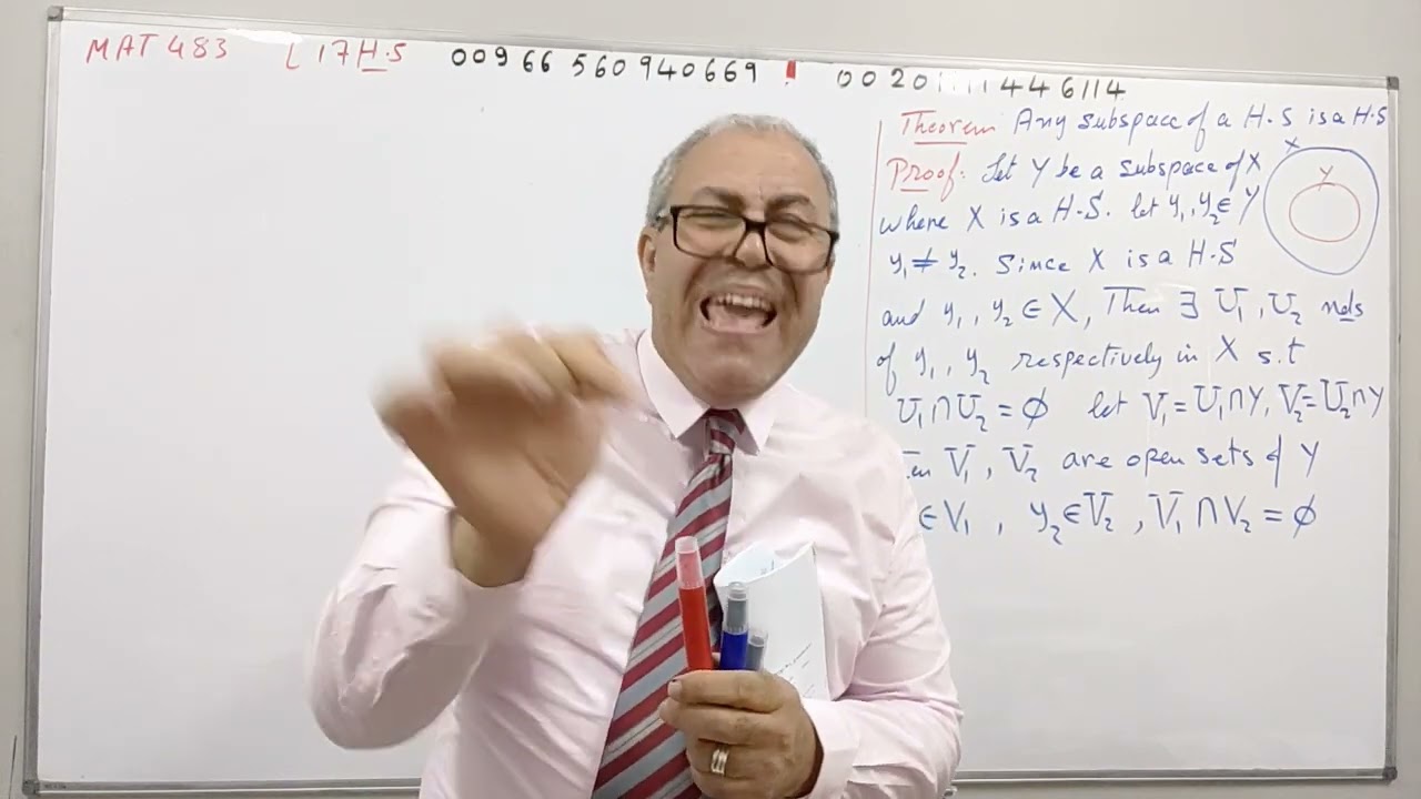 Mat483, Topology,L17, Hausdorff Space