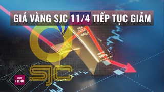 Giá vàng SJC mở phiên sáng 11/4 quay đầu giảm sau hai ngày liên tiếp tăng phi mã | VTC Now