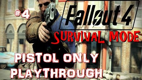 Fallout 4 PISTOLS ONLY Survival Mode | Wolfgang & Trudy