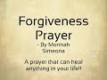 Forgiveness Prayer# Ho'oponopono# original prayer# by Morrnah Simeona!!