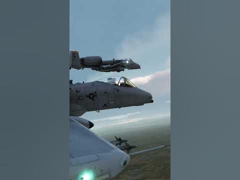 A10 Flight & Landing Short #military #dcs#flightsimulator #a10 #short #