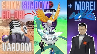 Pokémon GO Rocket Event: Shiny Shadow Ho-Oh! Shadow Kyogre + More! #pokemongo #pogo #pokemon