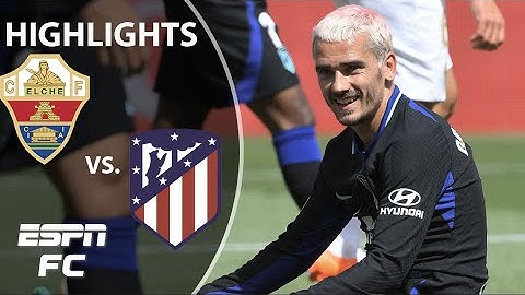 ¡GRAN REVÉS! Elche vs. Atlético de Madrid | Resumen de LaLiga | ESPN FC