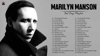 Marilyn Manson Greatest Hits Full Album - Best Songs Of Marilyn Manson Playlist 2021