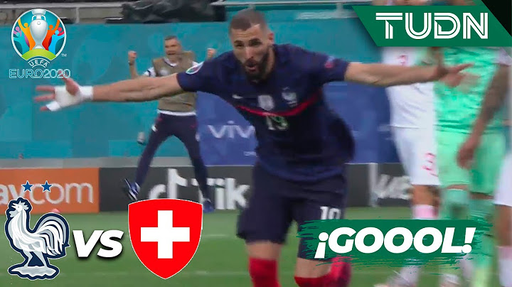 ¡JOYA DE GOL! ¡Benzema hace doblete! | Francias 2-1 Suiza | UEFA Euro 2020 | 8vos Final | TUDN