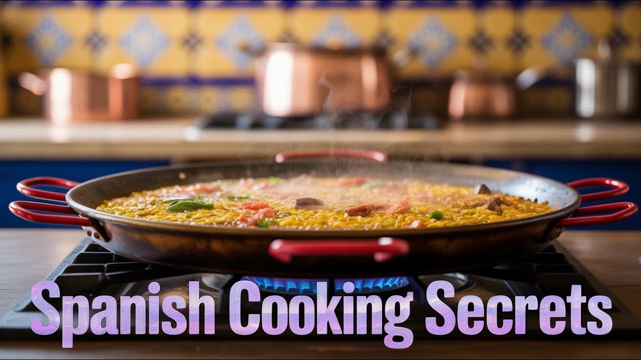 باييّا إسبانية أصلية 🇪🇸 | أسهل طريقة لعمل Paella بالمأكولات البحرية ...