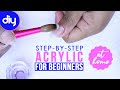 How to Do Acrylic Nails at Home for BEGINNERS 💅🏼(Self Taught) by Pretty Boss