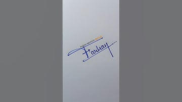 Farhan signature 🙈🙉🙊 #signature #satishcalligraphy