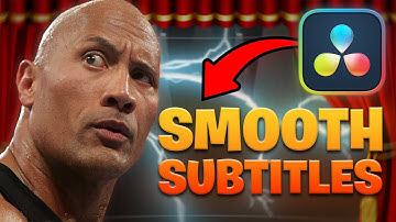 How to Make SMOOTH POP-IN Subtitles! (Davinci Resolve 19)