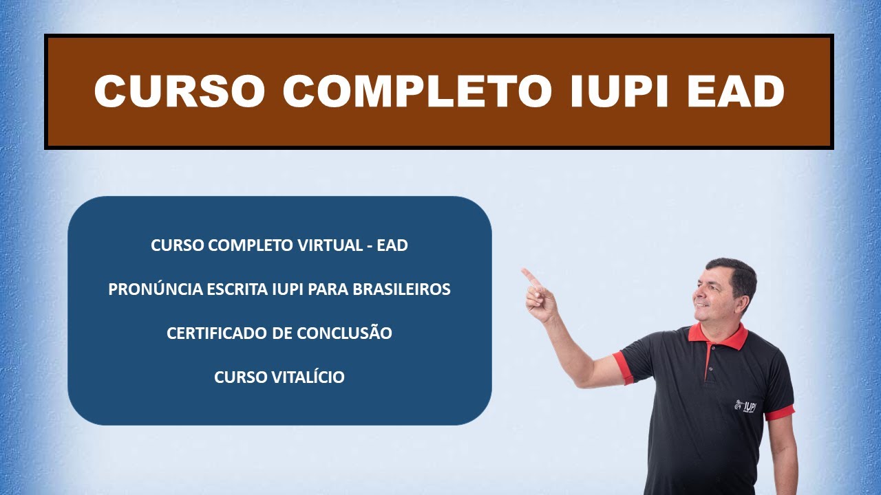 Melhor Método para Aprender a Falar Inglês - PRONÚNCIA ESCRITA IUPI 