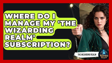 Where Do I Manage My 