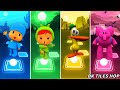 Pocoyo family  pocoyo  elly  pato  nina  pocoyo tiles hop  tiles hop edm rush 2