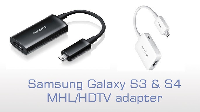 sundhed klient Sygdom Samsung Galaxy MHL 2.0 HDTV HDMI Adapter - YouTube