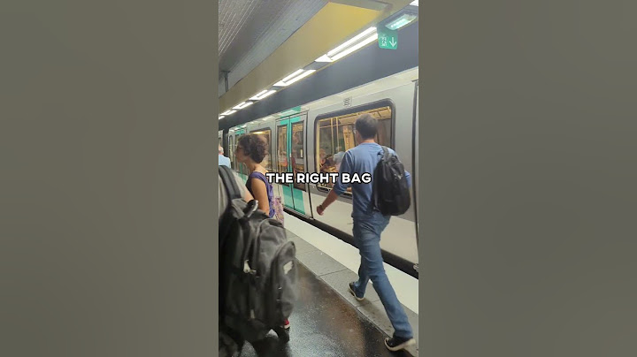 How to avoid getting robbed on the Paris metro 🇫🇷