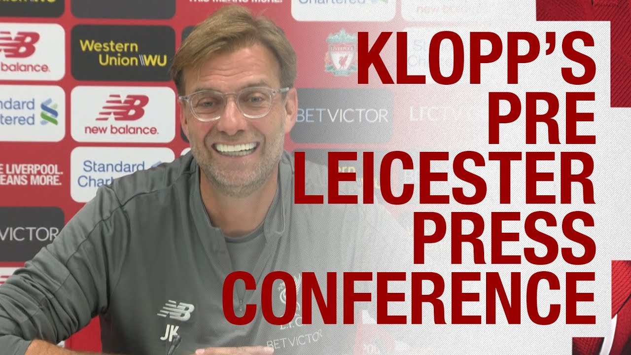 Jürgen Klopp's pre-Leicester City press conference | Squad-depth, Mo Salah and more - Jürgen Klopp's pre-Leicester City press conference | Squad-depth, Mo Salah and more