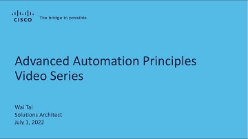 Introduction to Advanced Automation Principles Video Series