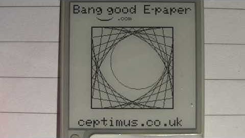 E-paper display module with Arduino