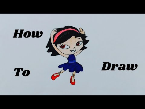 How to draw June From Little Einsteins | How to draw June easy step by step | #drawing #art