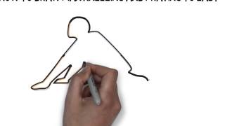How To Draw Man Kneeling And Praying To East