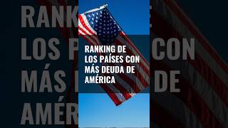Los PAISES más ENDEUDADOS de América