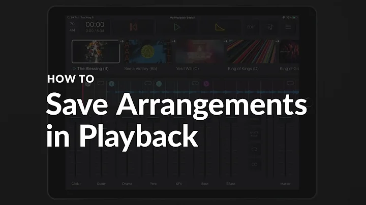 HOW TO | Save Arrangements in Playback