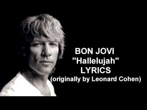 Hallelujah - Bon Jovi With Lyrics