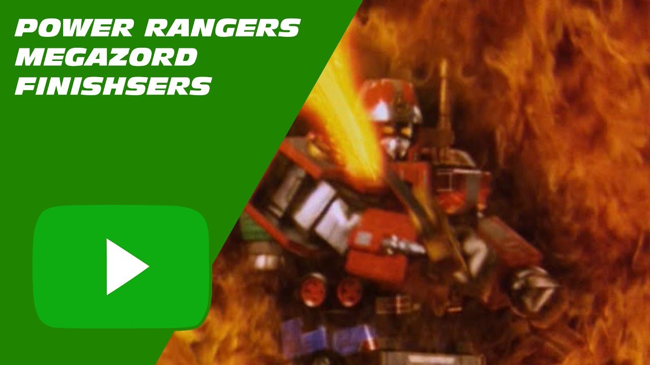 Top Ten 40 Power Rangers Megazord Finishers YouTube