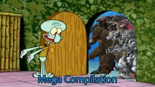 Squidward please come in Godzilla Mega Compilation