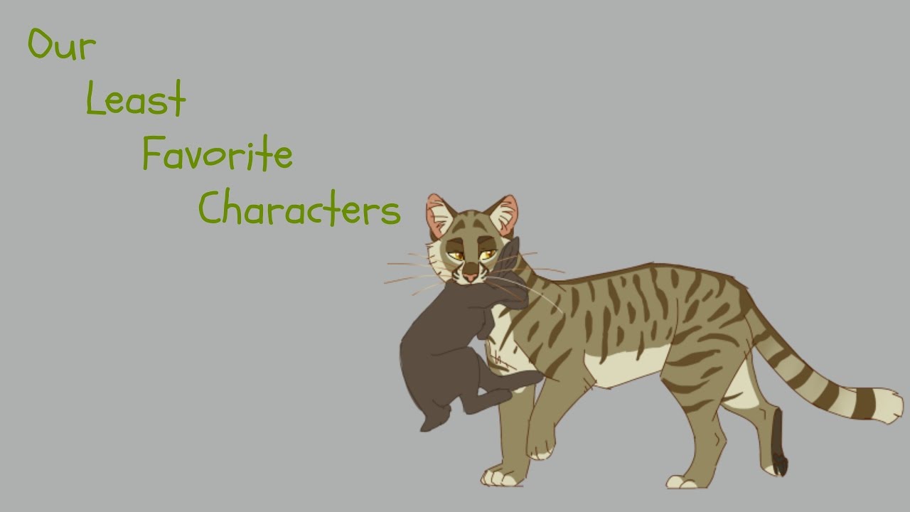 My favourite Warrior Cats characters. Less favourite the least favourite